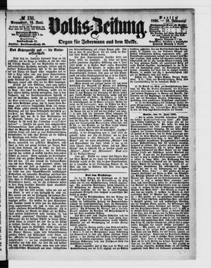 Volks-Zeitung vom 13.06.1868