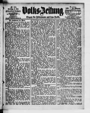 Volks-Zeitung vom 05.07.1868