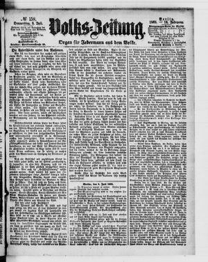 Volks-Zeitung vom 09.07.1868