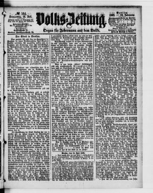 Volks-Zeitung vom 16.07.1868