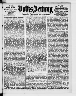 Volks-Zeitung vom 17.07.1868