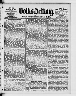 Volks-Zeitung on Jul 22, 1868