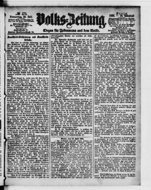 Volks-Zeitung vom 23.07.1868