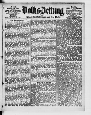 Volks-Zeitung on Jul 26, 1868