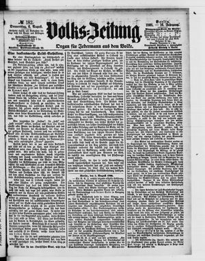 Volks-Zeitung vom 06.08.1868