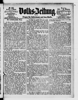 Volks-Zeitung vom 07.08.1868