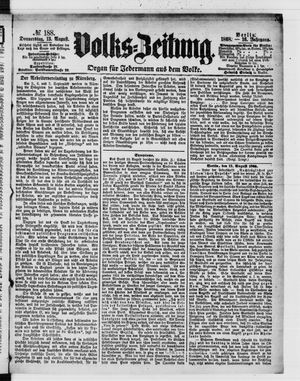 Volks-Zeitung vom 13.08.1868