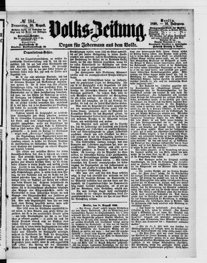 Volks-Zeitung on Aug 20, 1868