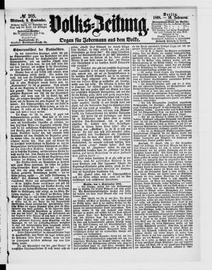 Volks-Zeitung vom 02.09.1868