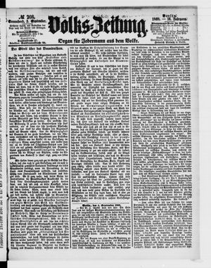 Volks-Zeitung vom 05.09.1868