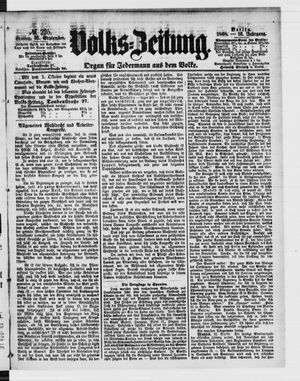 Volks-Zeitung vom 25.09.1868