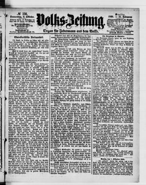 Volks-Zeitung vom 08.10.1868