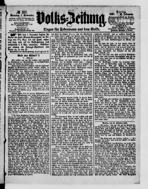 Volks-Zeitung vom 01.11.1868