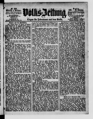 Volks-Zeitung vom 04.11.1868