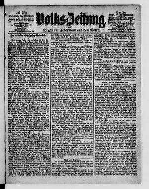 Volks-Zeitung vom 17.11.1868