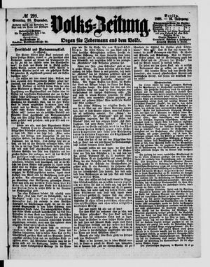 Volks-Zeitung vom 20.12.1868