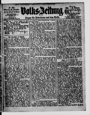 Volks-Zeitung vom 30.12.1868