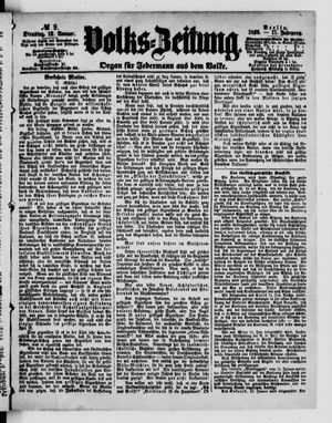 Volks-Zeitung vom 12.01.1869