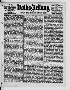 Volks-Zeitung on Jan 14, 1869