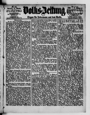 Volks-Zeitung on Jan 17, 1869