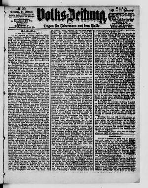 Volks-Zeitung on Jan 24, 1869