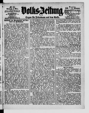 Volks-Zeitung vom 03.03.1869