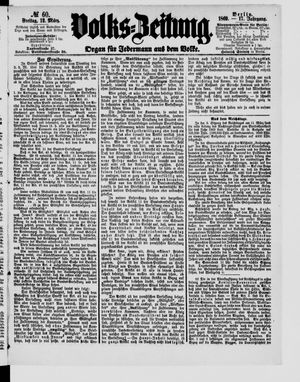 Volks-Zeitung on Mar 12, 1869