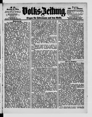 Volks-Zeitung on Mar 21, 1869