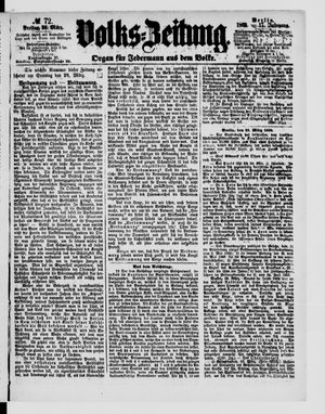 Volks-Zeitung vom 26.03.1869