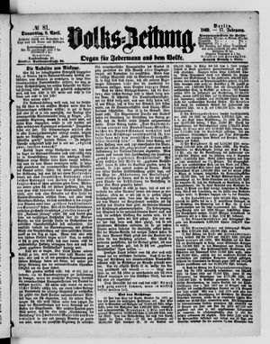 Volks-Zeitung vom 08.04.1869