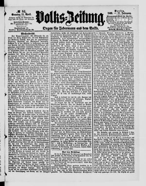 Volks-Zeitung on Apr 11, 1869