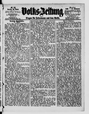 Volks-Zeitung on Apr 23, 1869