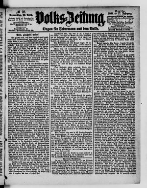 Volks-Zeitung vom 29.04.1869