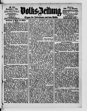 Volks-Zeitung on May 1, 1869