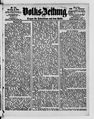 Volks-Zeitung on May 2, 1869