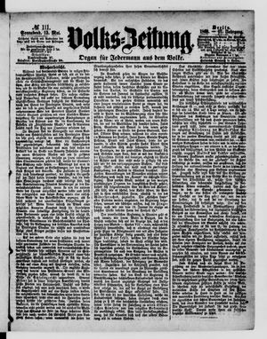 Volks-Zeitung vom 15.05.1869
