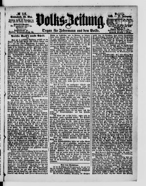 Volks-Zeitung vom 22.05.1869