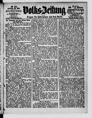 Volks-Zeitung vom 25.05.1869