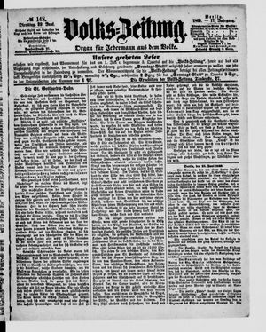 Volks-Zeitung vom 29.06.1869