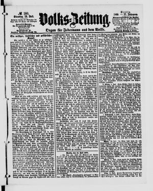 Volks-Zeitung vom 13.07.1869
