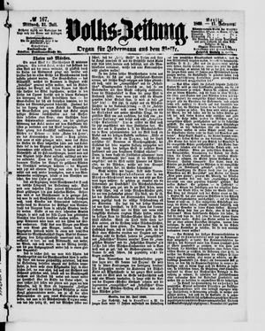 Volks-Zeitung on Jul 21, 1869