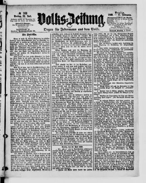 Volks-Zeitung vom 23.07.1869
