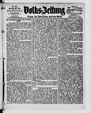Volks-Zeitung vom 25.07.1869