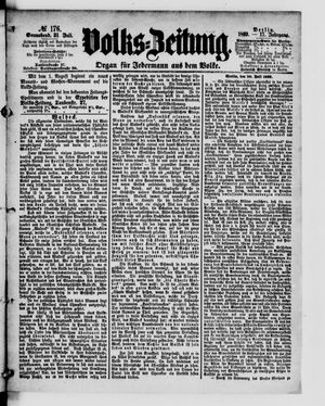 Volks-Zeitung vom 31.07.1869