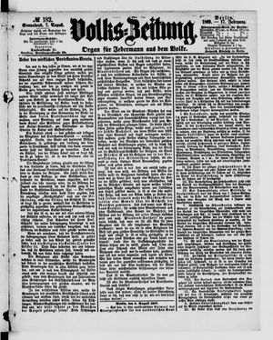 Volks-Zeitung on Aug 7, 1869