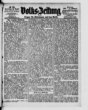 Volks-Zeitung vom 12.08.1869