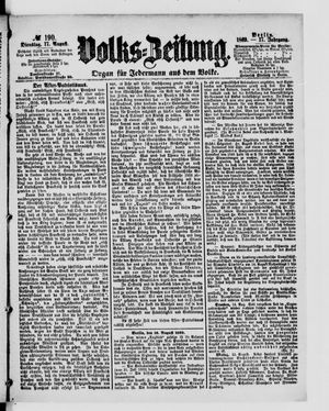Volks-Zeitung on Aug 17, 1869
