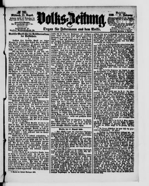 Volks-Zeitung vom 18.08.1869