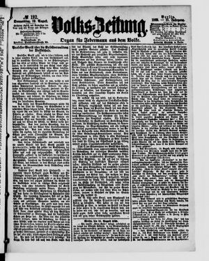 Volks-Zeitung vom 19.08.1869