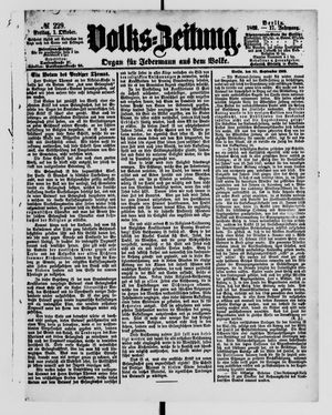 Volks-Zeitung on Oct 1, 1869